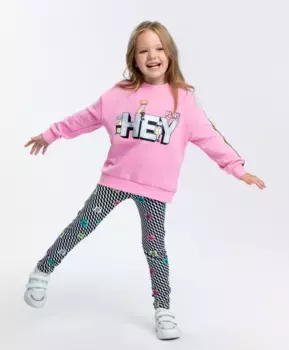 Леггинсы с эластичным поясом Button Blue (116)