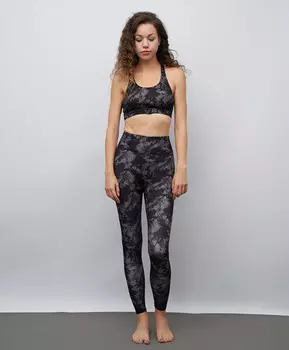 Леггинсы с широким поясом для женщины разноцветные Jumkey (XS)