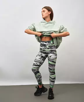 Леггинсы с широким поясом для женщины разноцветные Jumkey