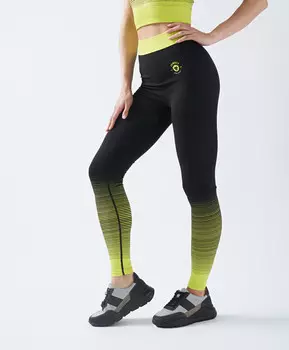 Леггинсы спортивные для женщины черные Jumkey (46 (M))