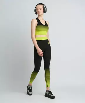 Леггинсы спортивные для женщины черные Jumkey