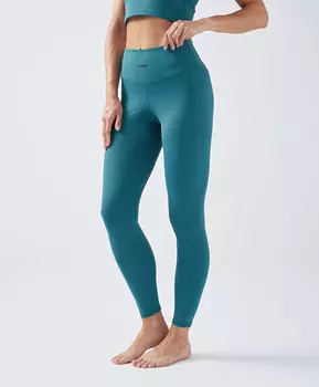 Леггинсы с широким поясом для женщины зеленые Jumkey (46 (M))