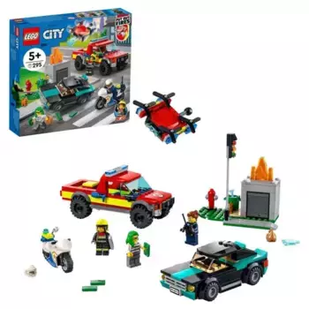 LEGO City Fire Конструктор "Пожарная бригада и полицейская погоня"
