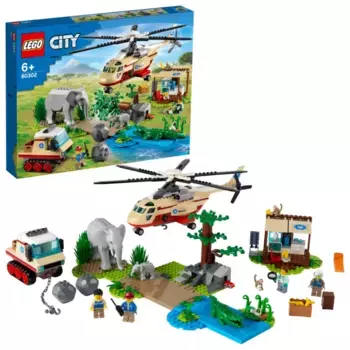 LEGO CITY Конструктор "Операция по спасению зверей"