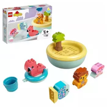LEGO DUPLO Конструктор "Приключения в ванной: плавучий остров для зверей"