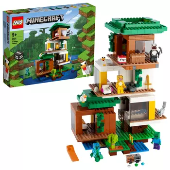 LEGO Minecraft Конструктор "Современный домик на дереве"