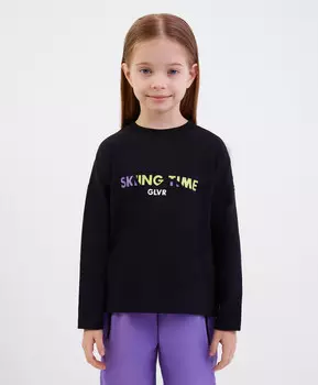 Лонгслив черный Gulliver (134)