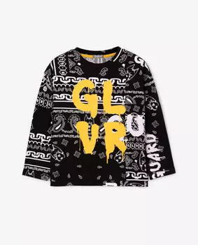 Лонгслив черный Gulliver (134)