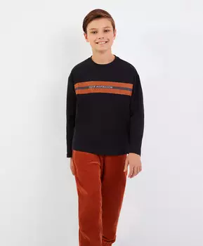 Лонгслив черный Gulliver (170)