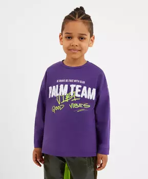 Лонгслив фиолетовый Gulliver (134)