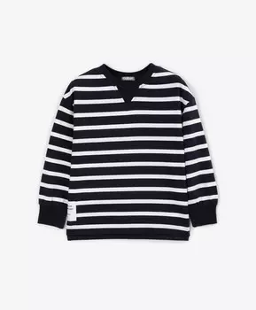 Лонгслив полосатый мультицвет для мальчика Gulliver (122)