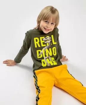 Лонгслив с длинным рукавом зеленый Button Blue (98)