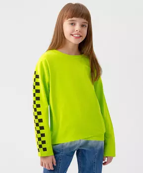 Лонгслив салатовый Button Blue (152)