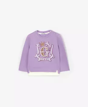 Лонгслив сиреневый Gulliver (98)