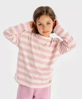 Лонгслив в полоску мультицвет для девочки Button Blue (110)