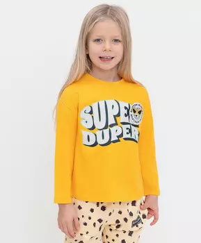 Лонгслив желтый Button Blue (98)