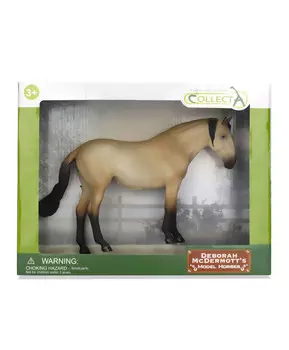 Лошадь жеребец Лузитано cветло-буланый, Deluxe в подарочной упаковке