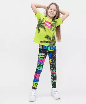 Лосины черные Button Blue