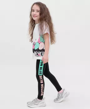 Лосины черные Button Blue