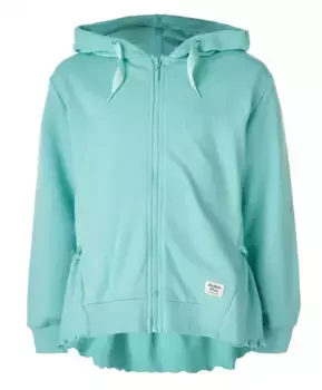 Ментоловая толстовка из футера Button Blue (104)