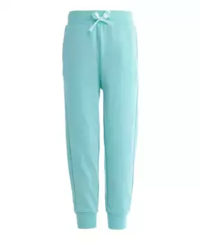 Ментоловые брюки из футера Button Blue (122)