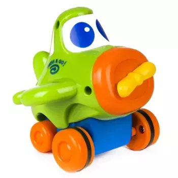 Минисамолет Keenway, серия "Нажми и поедет", зелёный