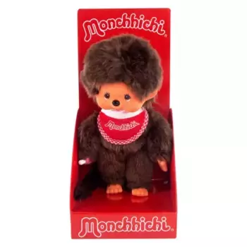Monchhichi 20 см мальчик в красном слюнявчике