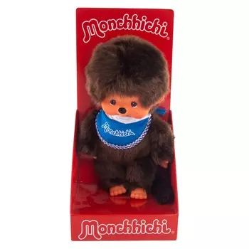Monchhichi 20 см мальчик в синем слюнявчике
