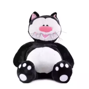Мягкая игрушка Gulliver Кот КОТЯ черный сидячий, 71 см