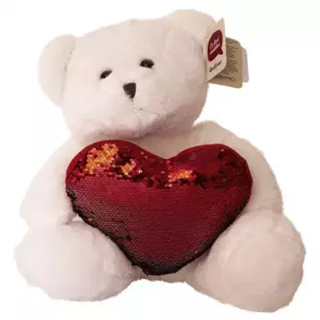 Мягкая игрушка Мишка люблю Подарок девушке