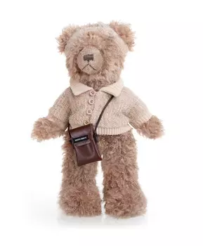 Мягкая игрушка Мишка мама Roberto Moretti бежевый 35 см