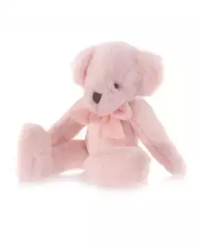 Мягкая игрушка Мишка розовый с бантом