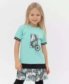 Мятное платье Button Blue (116)