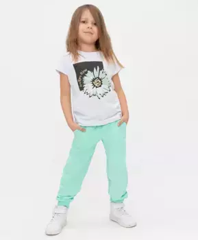 Мятные брюки Button Blue (98)