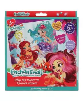 МультиАрт Алмазная мозаика Энчантималс 20*20 см