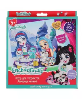 МультиАрт Алмазная мозаика Энчантималс 20*20 см