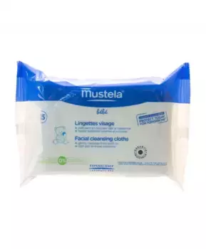 Mustela Bebe Очищающие салфетки для лица, 25 шт.