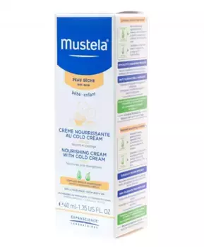 Mustela Bebe Питательный крем для лица с кольд-кремом, 40 мл