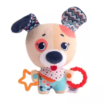 Музыкальная игрушка-погремушка Щенок Гарри с прорезывателем
