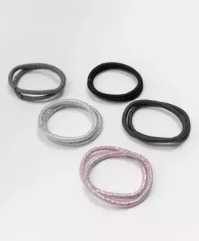 Набор базовых резинок для волос Button Blue (Без размера)