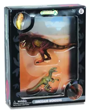 Набор фигурок динозавров Тираннозавр, Велоцираптор и коготь
