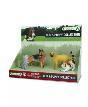 Набор Collecta кошки и собаки 4 шт.