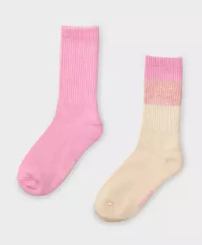 Набор из двух пар высоких носков мультицвет для девочки Button Blue (22-24)