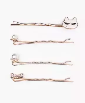 Невидимки с декором, 4 шт. Gulliver (Без размера)