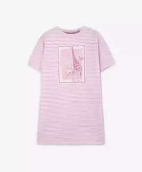 Ночная сорочка в мягкой пастельной гамме Gulliver (158-164)