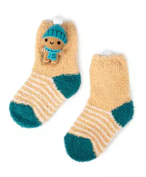 Носки махровые с новогодним декором Button Blue (16-18)