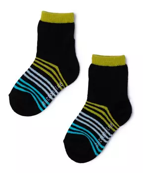 Носки в полоску черные Button Blue (16-18)