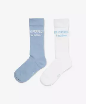 Носки высокие для девочки мультицвет Gulliver