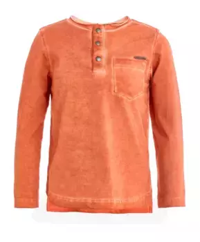 Оранжевая футболка с длинным рукавом Gulliver (104)