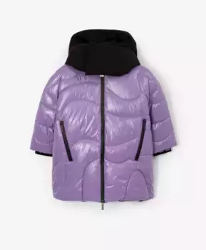 Пальто зимнее фиолетовое Gulliver (122)